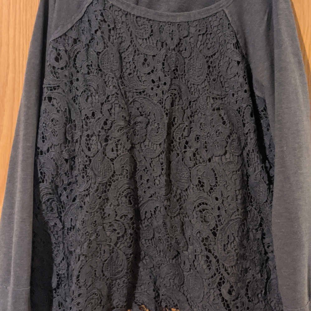 Maurice's Lace Front Sweatshirt